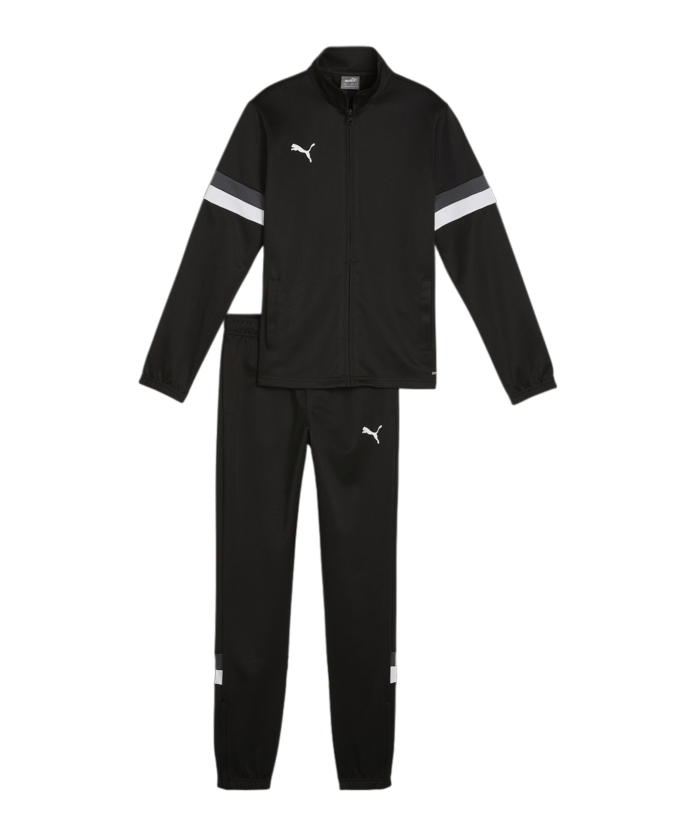 PUMA teamRISE Trainingsanzug Kids Schwarz F03 - schwarz