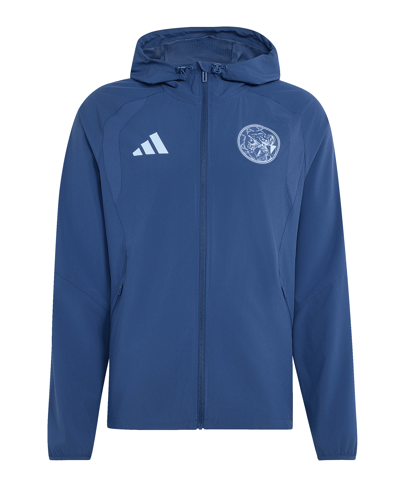 adidas Ajax Amsterdam Tiro Travel Windjacke Blau - blau