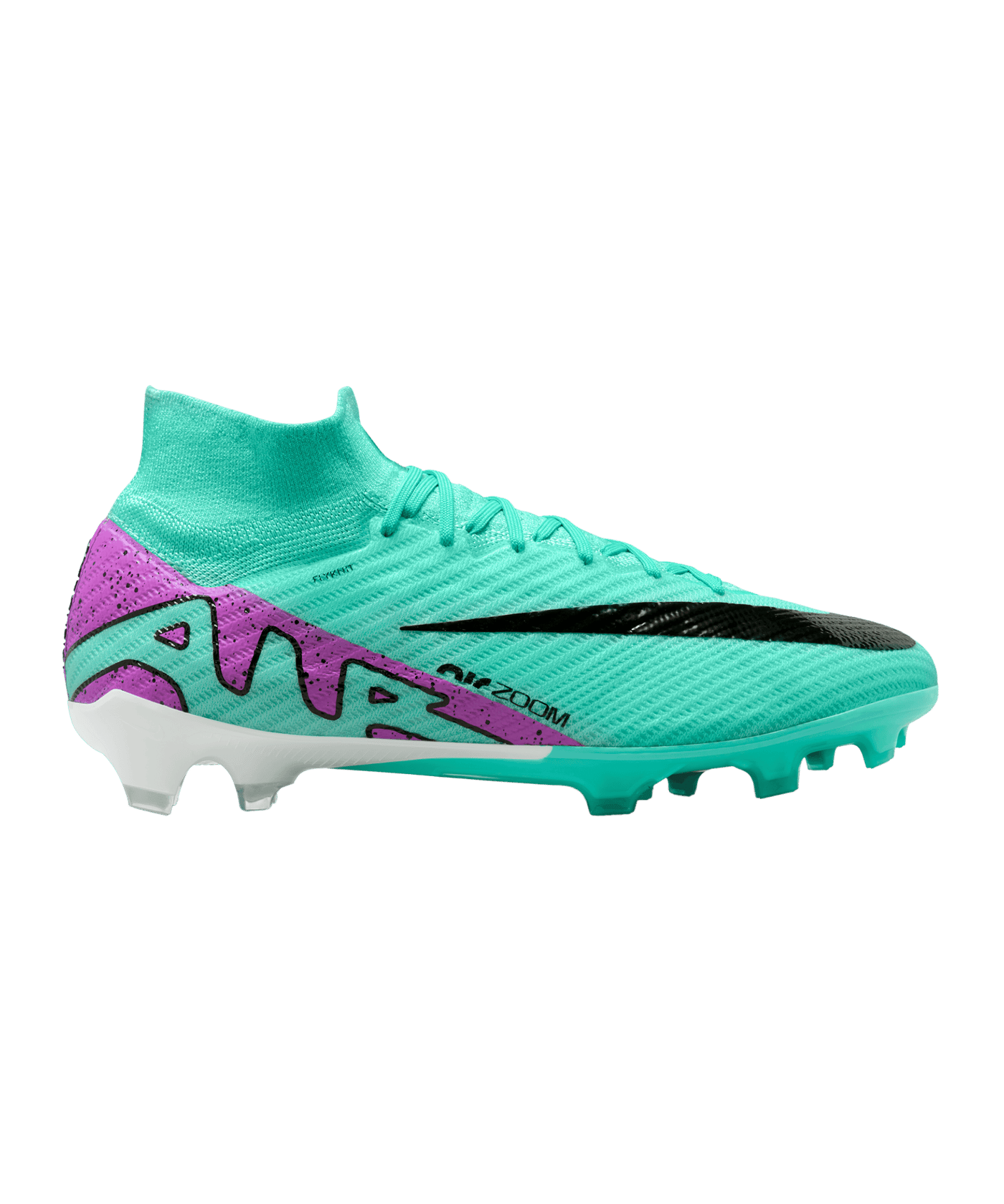 Nike Air Zoom Mercurial Superfly IX Elite FG Peak Ready Grün Schwarz Pink F300 - gruen