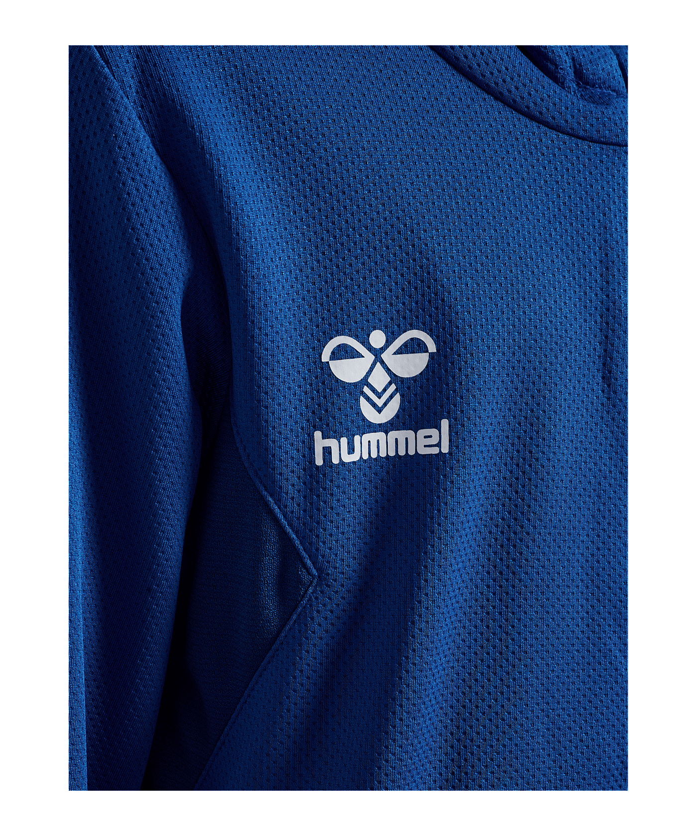 Hummel hmlAUTHENTIC PL Kapuzenjacke Kids Blau F7045 - blau