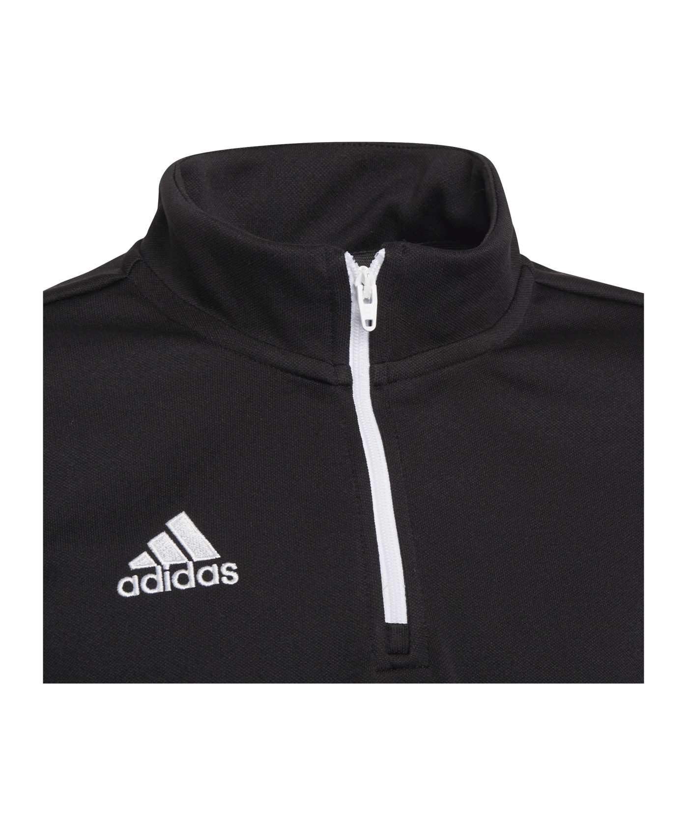 adidas Entrada 22 HalfZip Sweatshirt Kids Schwarz - schwarz