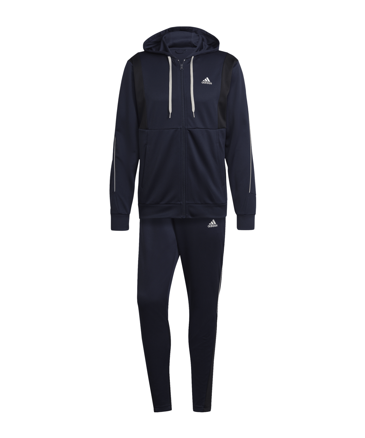 adidas MTS Rib Aeroready Freizeitanzug Blau - blau