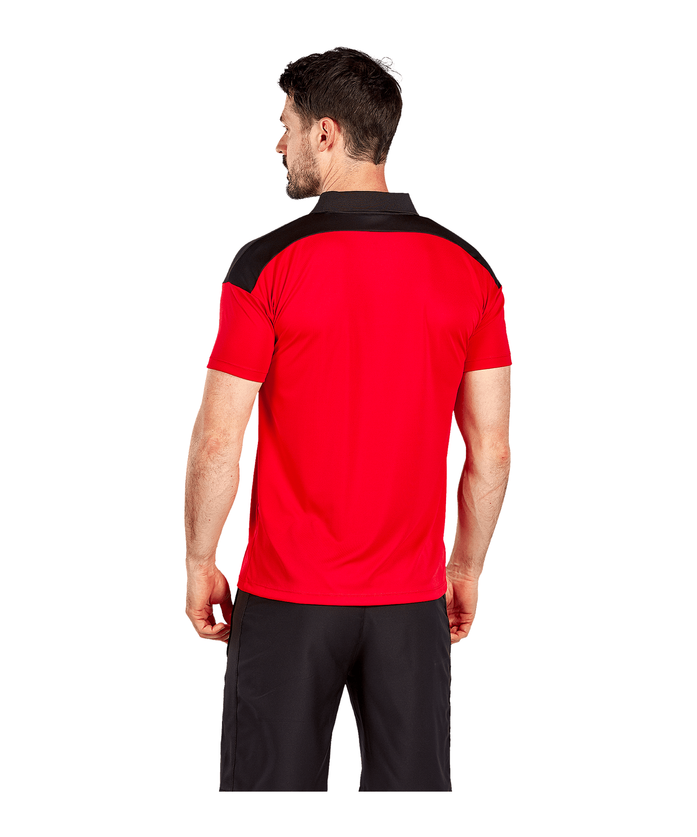 Erima Change by Poloshirt Rot Schwarz | - rot