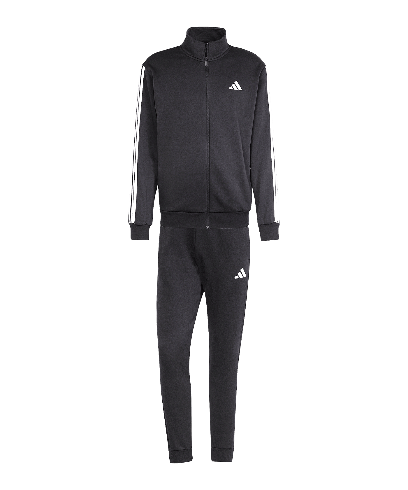 adidas 3 Stripes Trainingsanzug Schwarz - schwarz