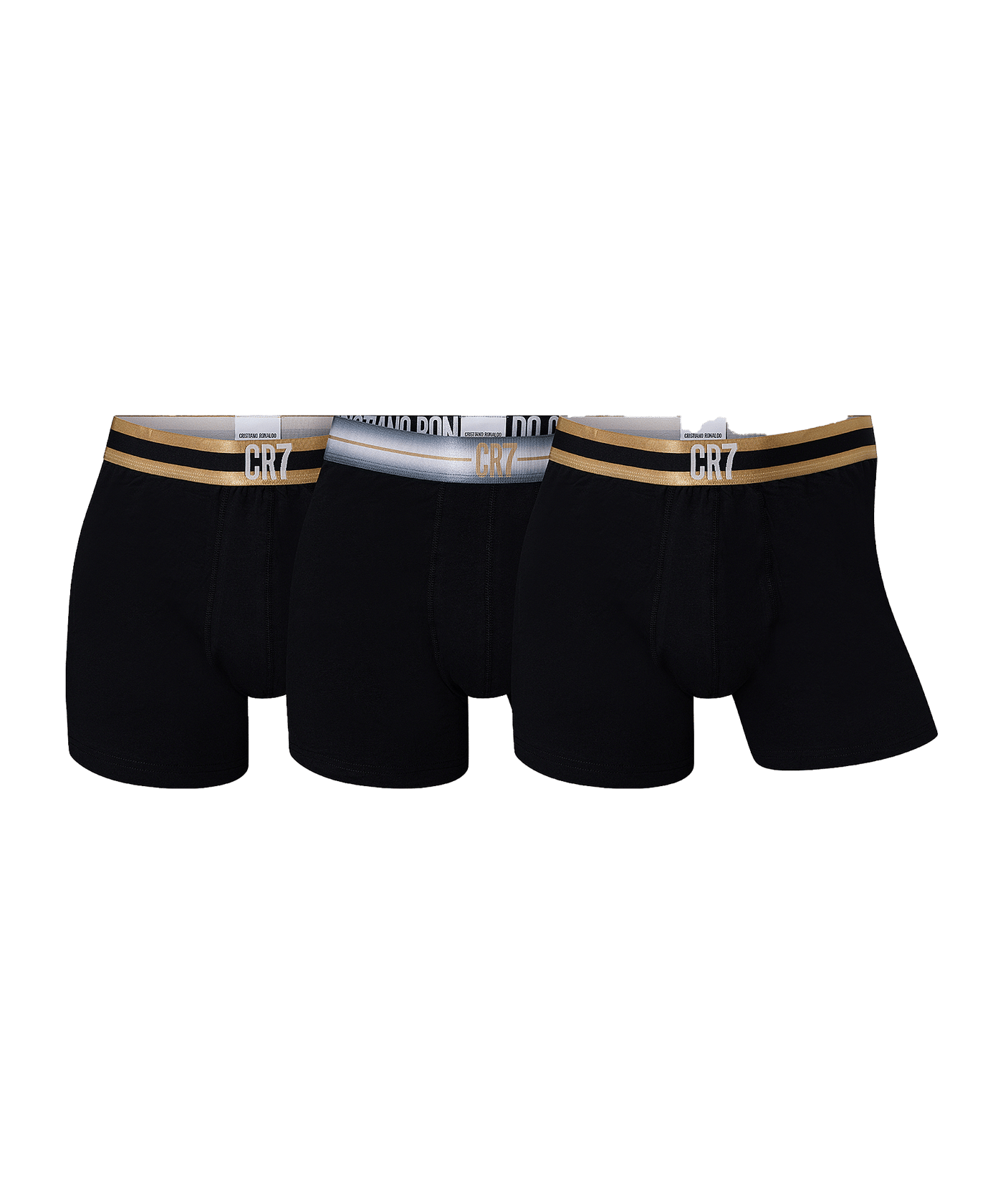 CR7 Basic Trunk Boxershort 3er Pack Schwarz F2758 - schwarz