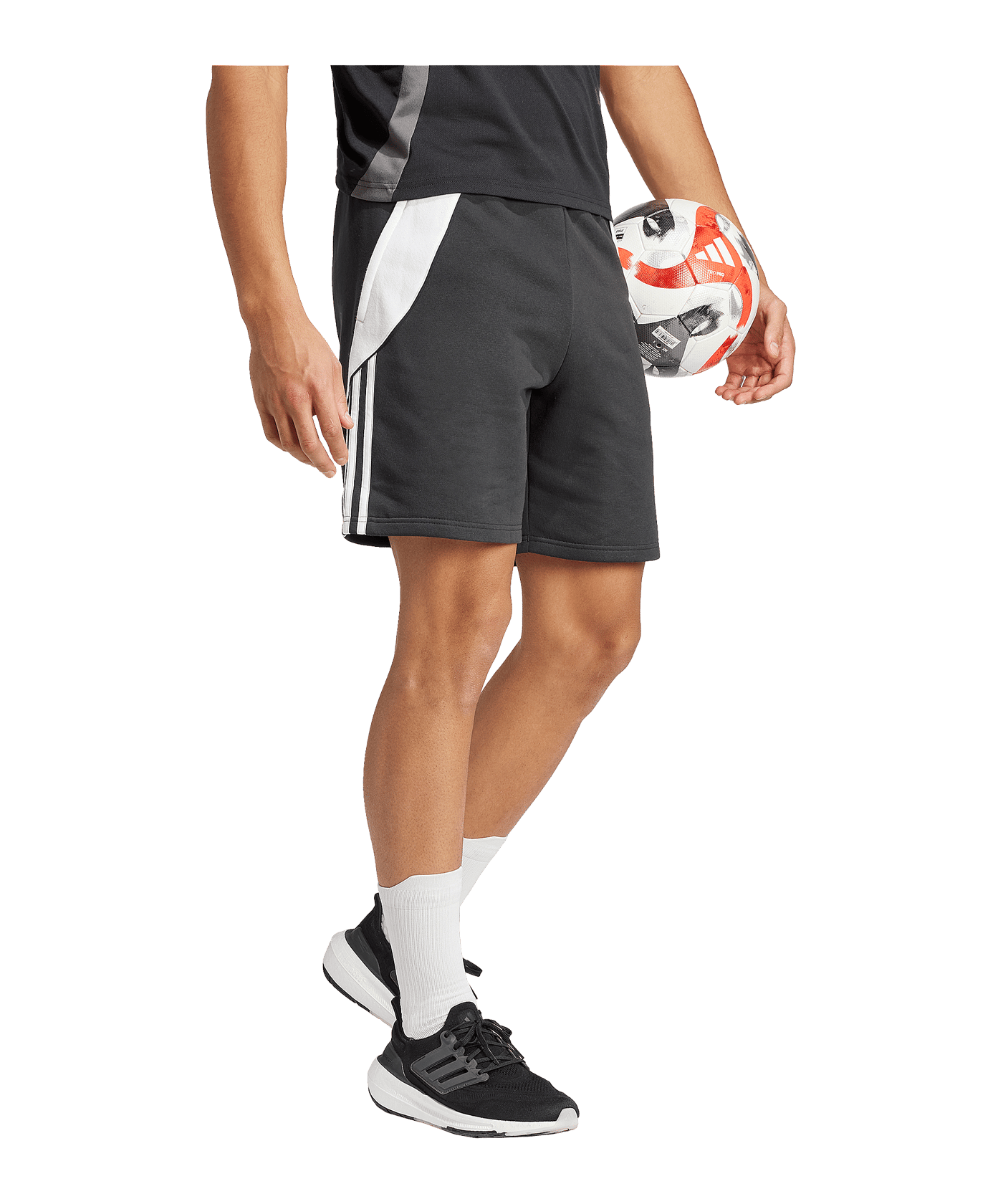 adidas Tiro 24 Trainingsshort Schwarz Weiss - schwarz