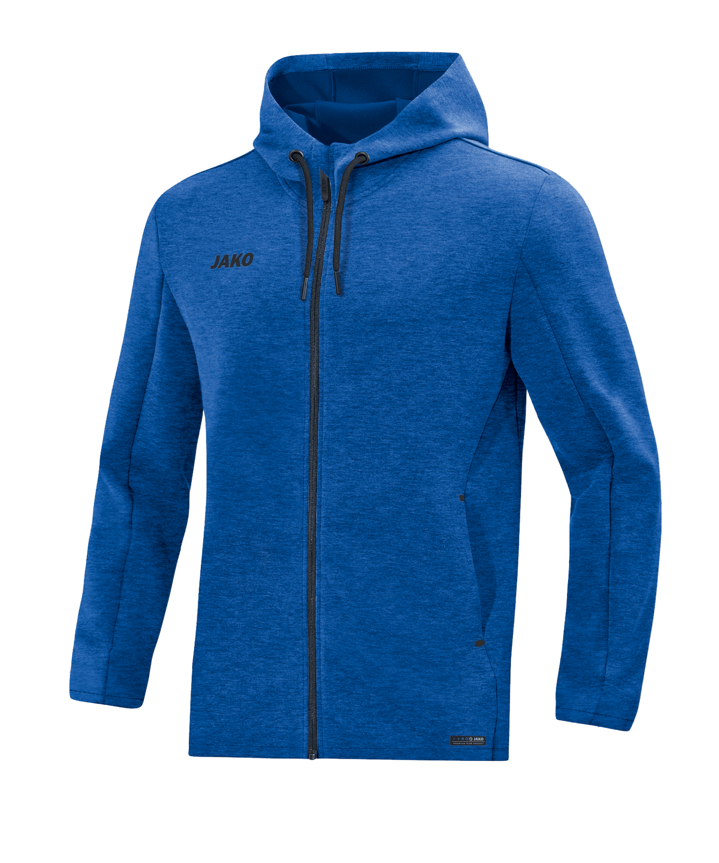 Jako Premium Basic Kapuzenjacke Blau F04 - blau