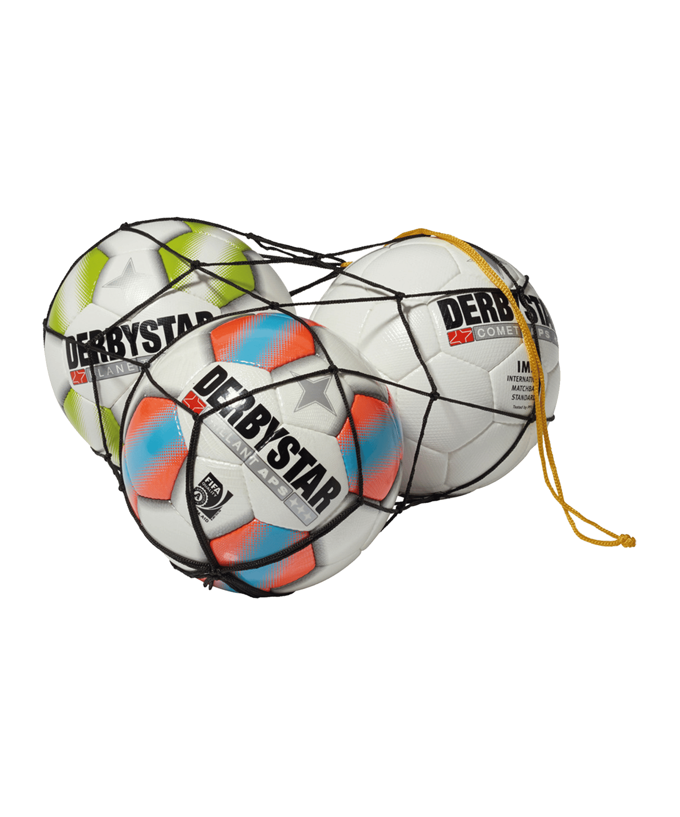 Derbystar Ballnetz für 5 Bälle Schwarz F000 - schwarz