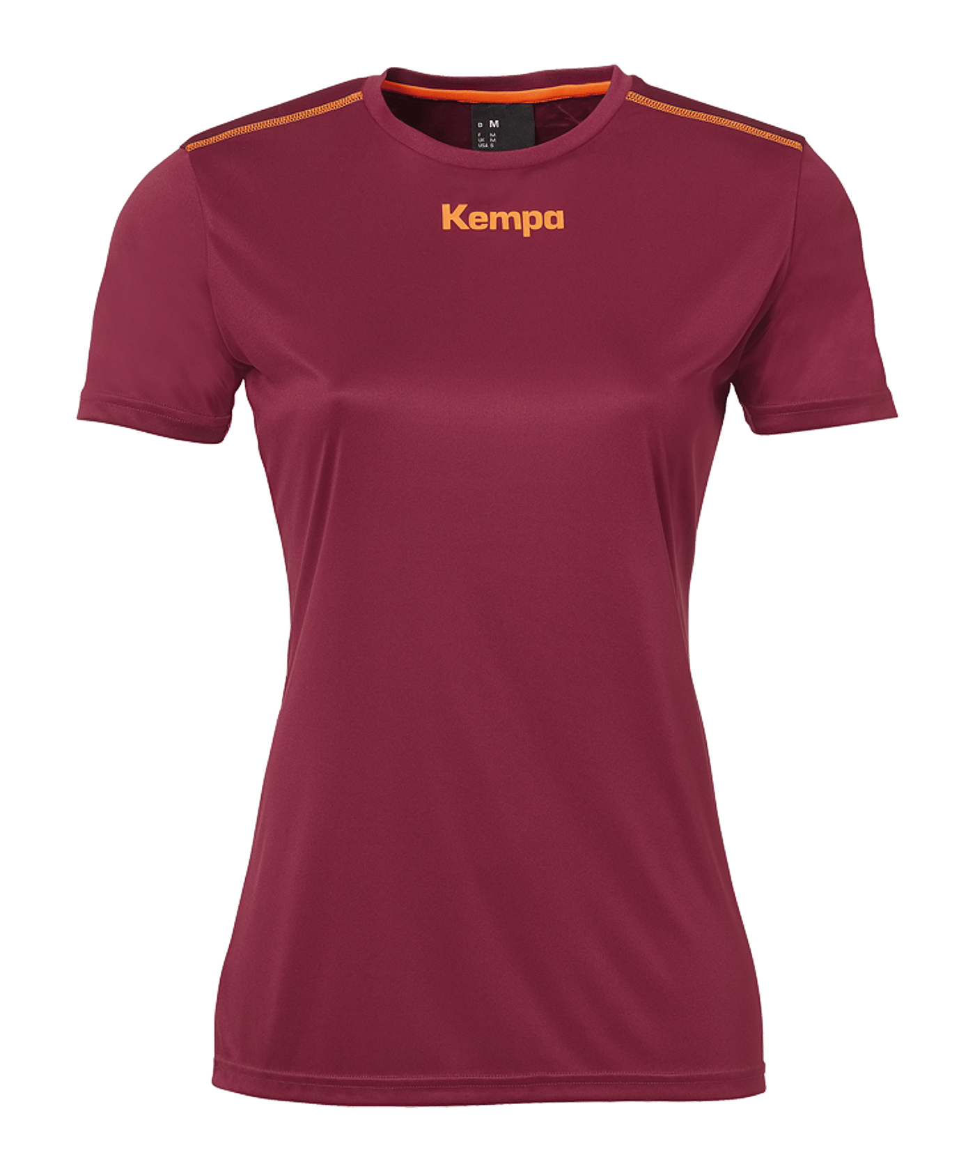 Kempa Poly T-Shirt Damen Dunkelrot F11 - rot