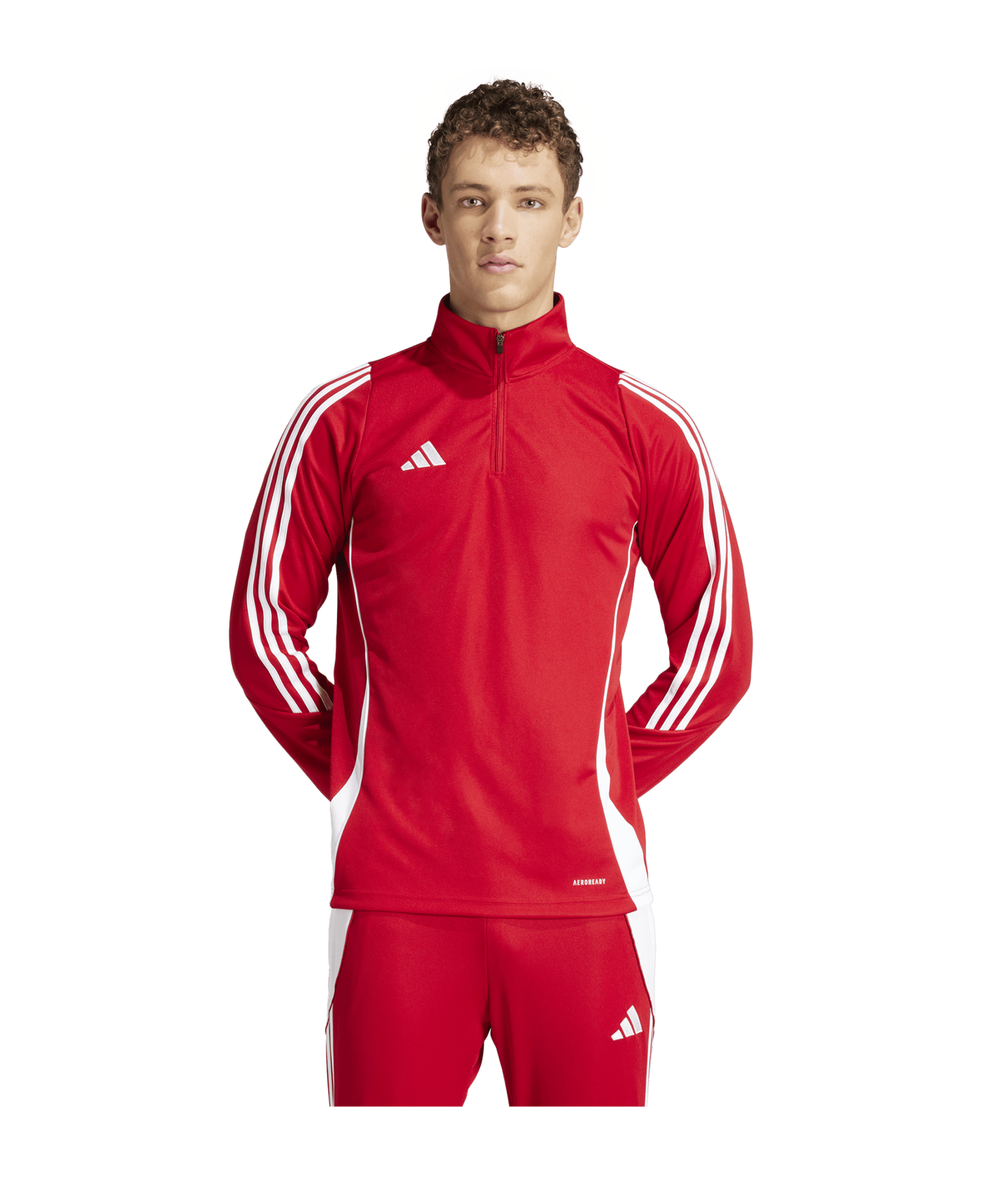adidas Tiro 24 Trainingstop Rot Weiss - rot