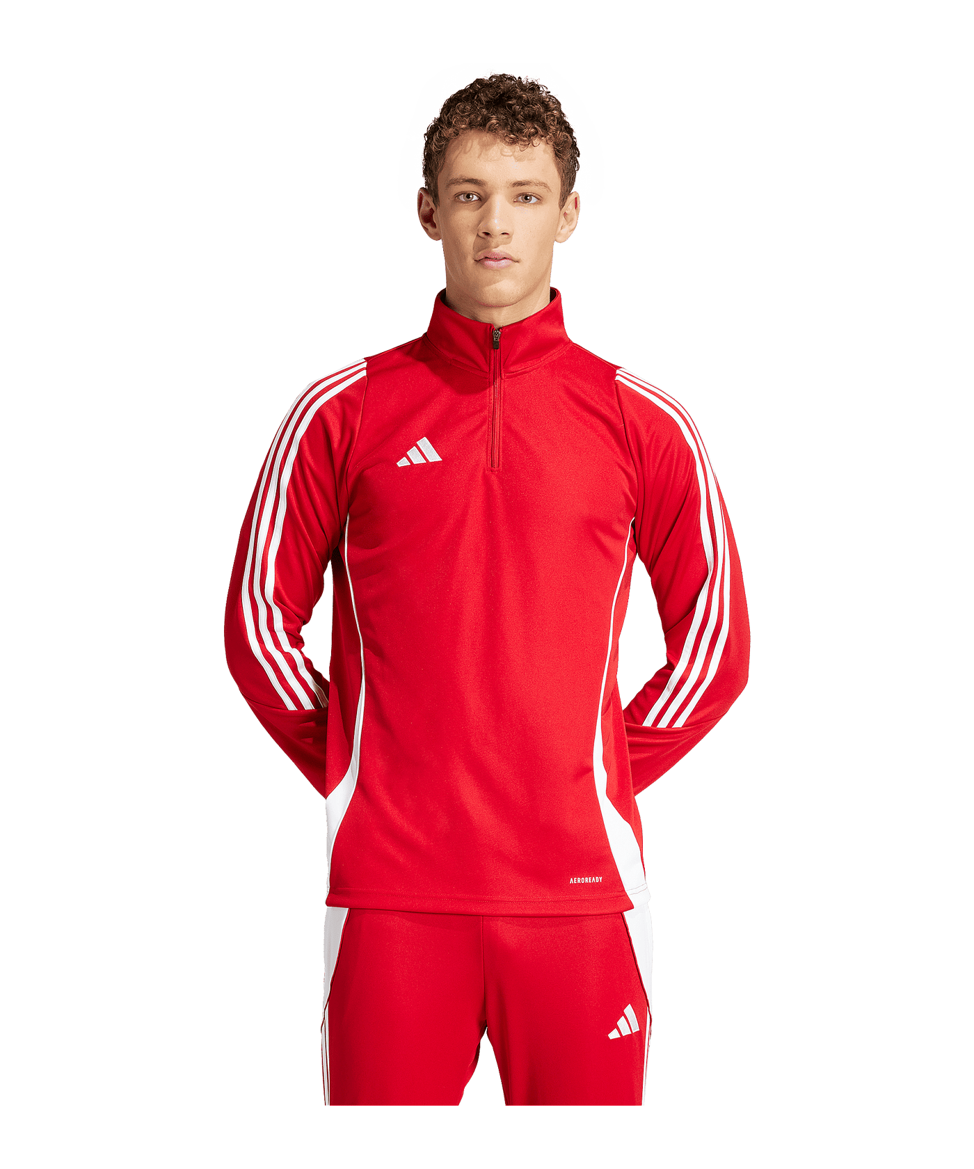 adidas Tiro 24 Trainingstop Rot Weiss - rot