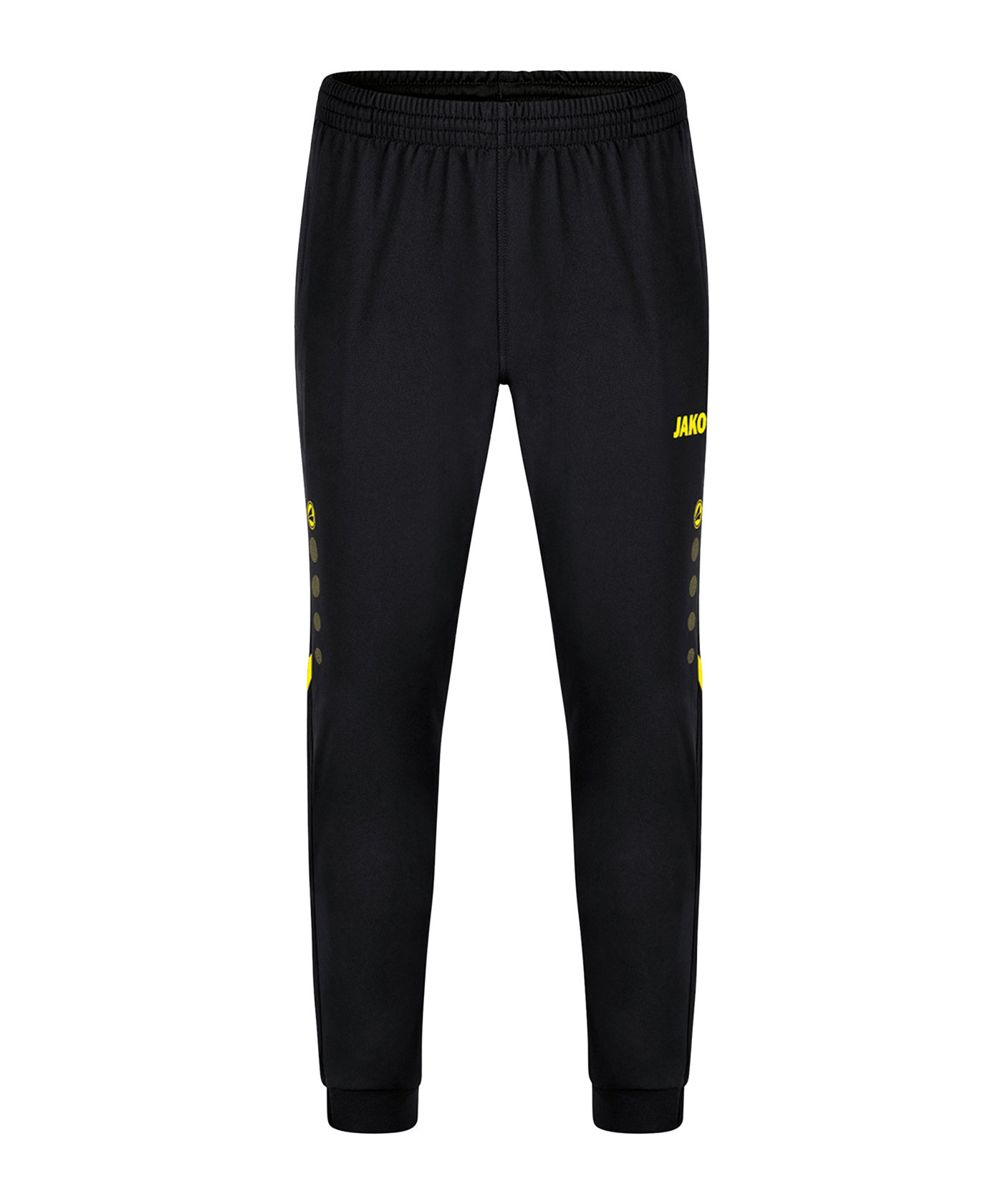 JAKO Challenge Polyesterhose Kids Gelb F803 - schwarz