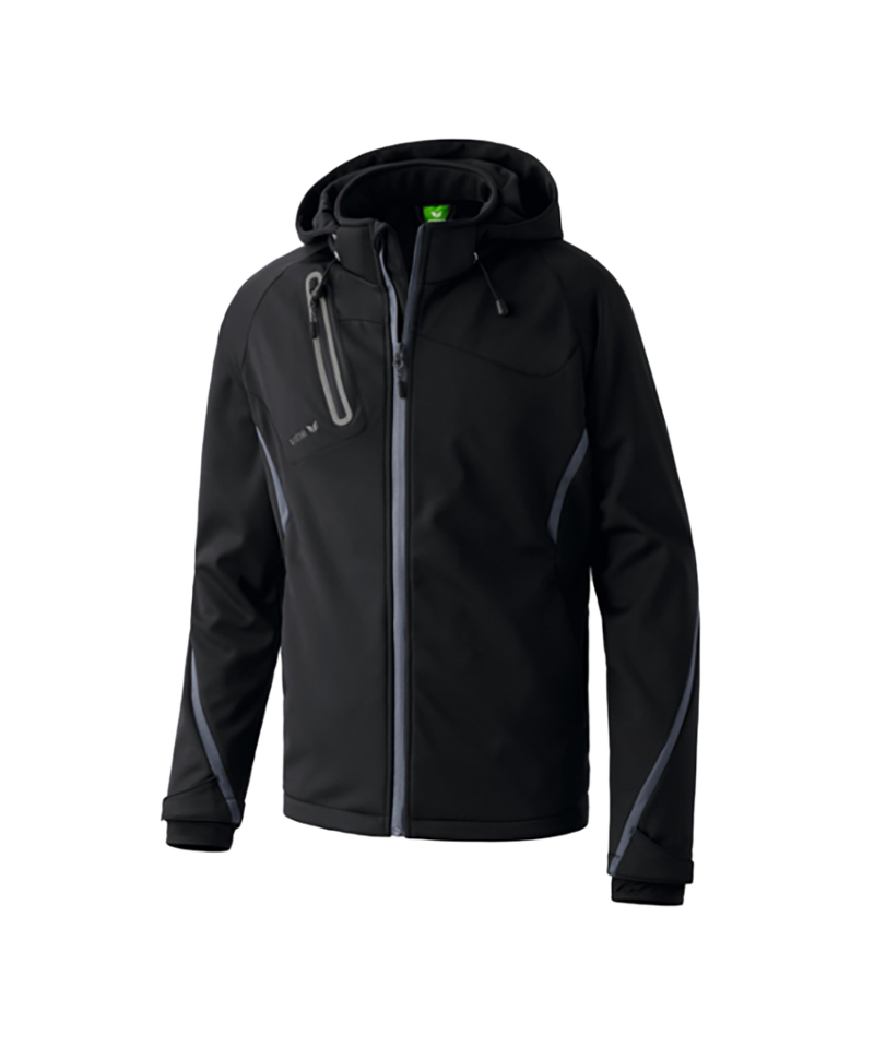 Erima Softshell Jacke Active Function Kids Schwarz - schwarz