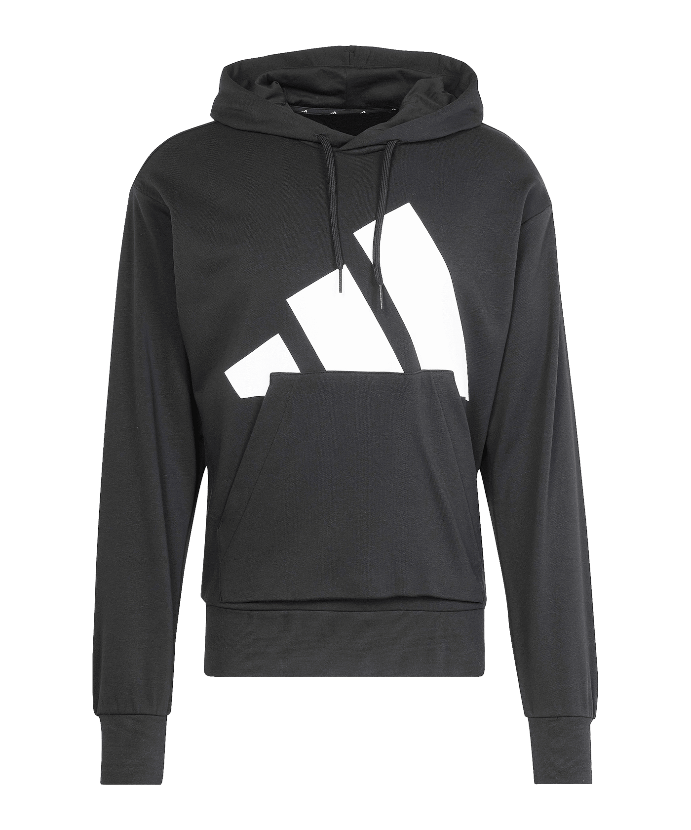 adidas Essentials Big Logo French Terry Hoodie Black - schwarz