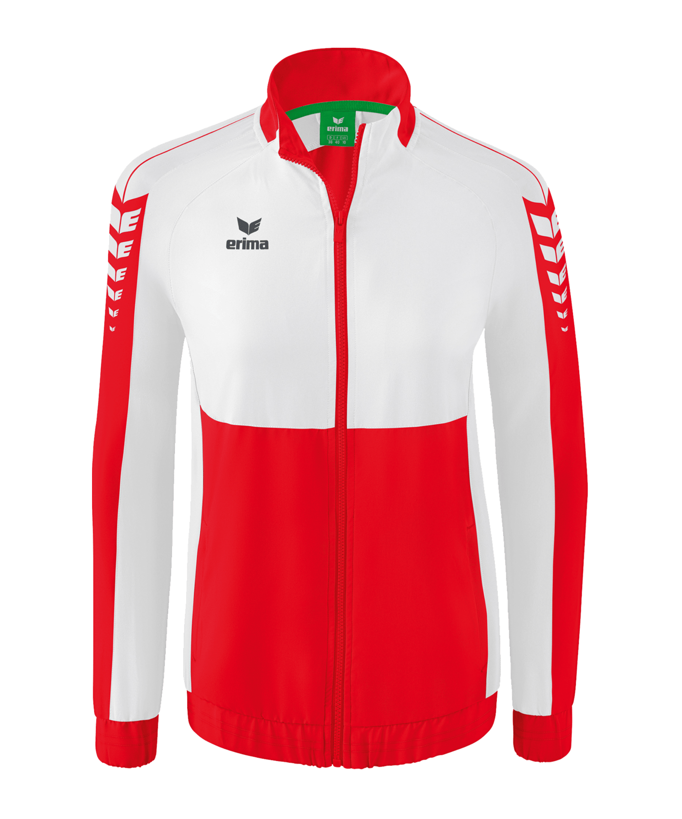 Erima Six Wings Präsentationsjacke Damen Rot Weiss - rot