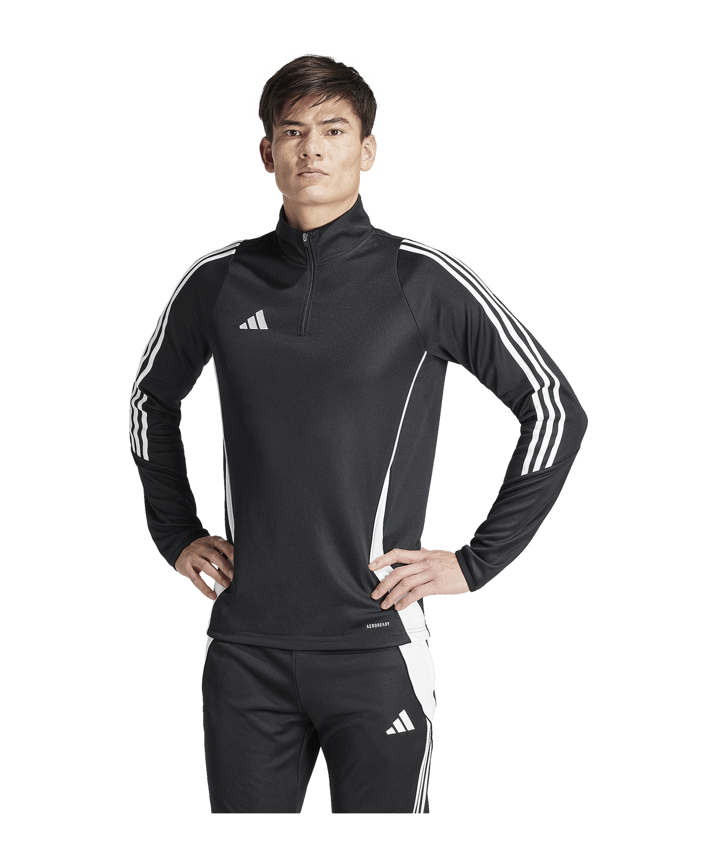 adidas Tiro 24 Trainingstop Schwarz Weiss - schwarz