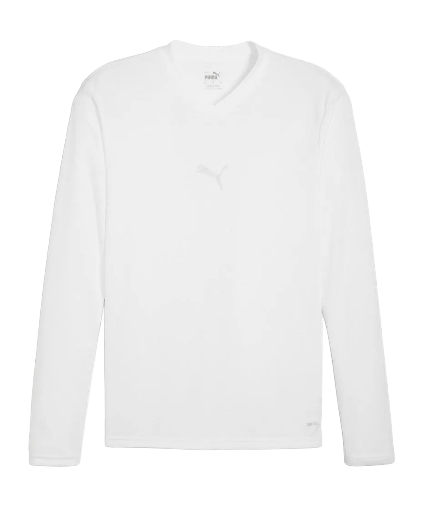 PUMA teamGOAL Baselayer Longsleeve Weiß F04 - weiss