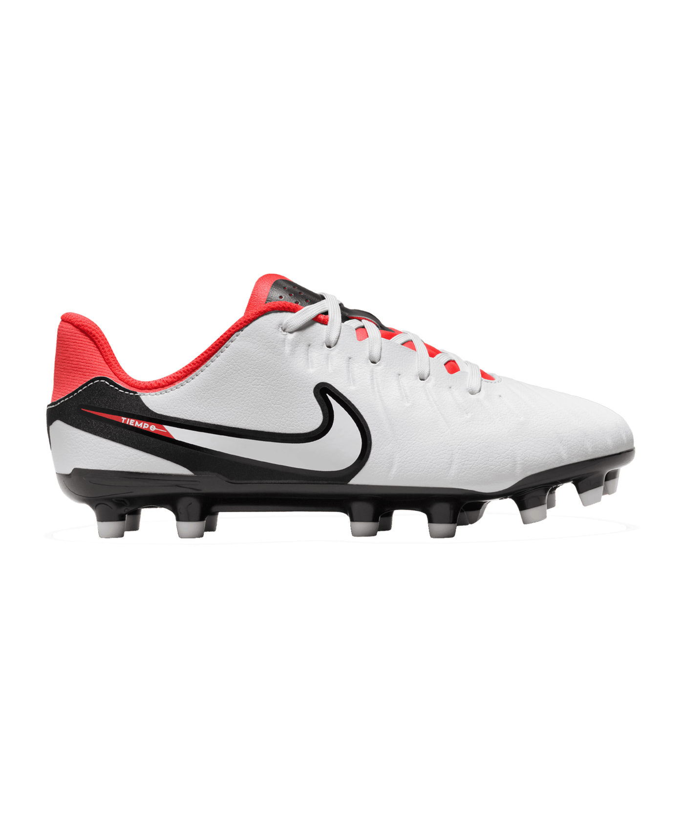 Nike Jr Tiempo Legend X Academy FG/MG Ready Kids Weiss Schwarz Rot F100 - weiss
