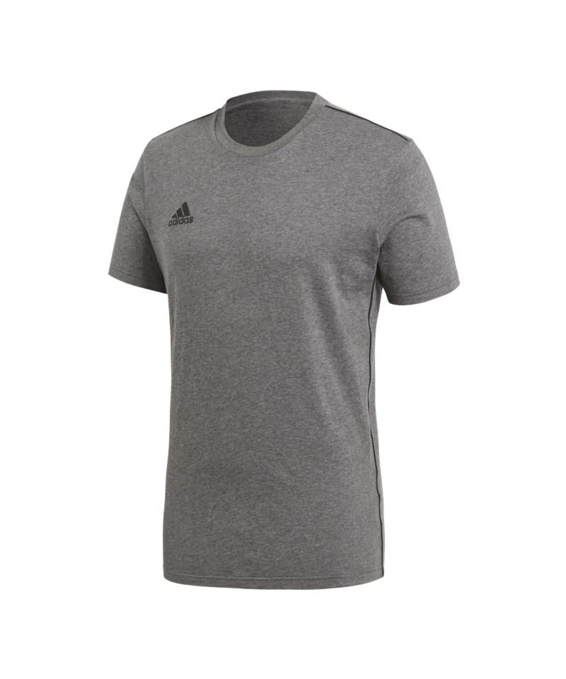 adidas Core 18 Tee T-Shirt Grau Schwarz - grau