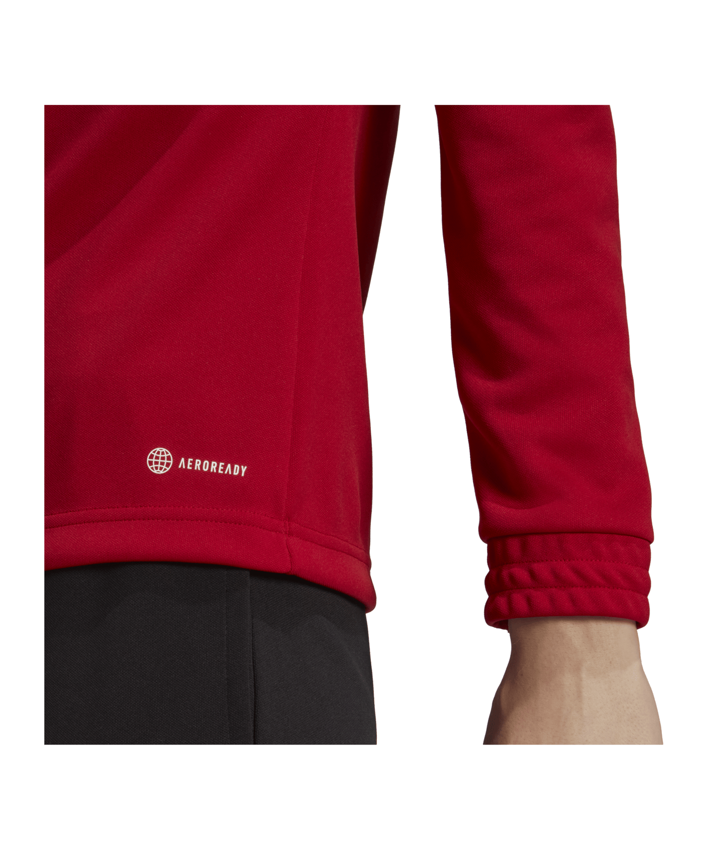 adidas Entrada 22 HalfZip Sweatshirt Damen Rot - rot