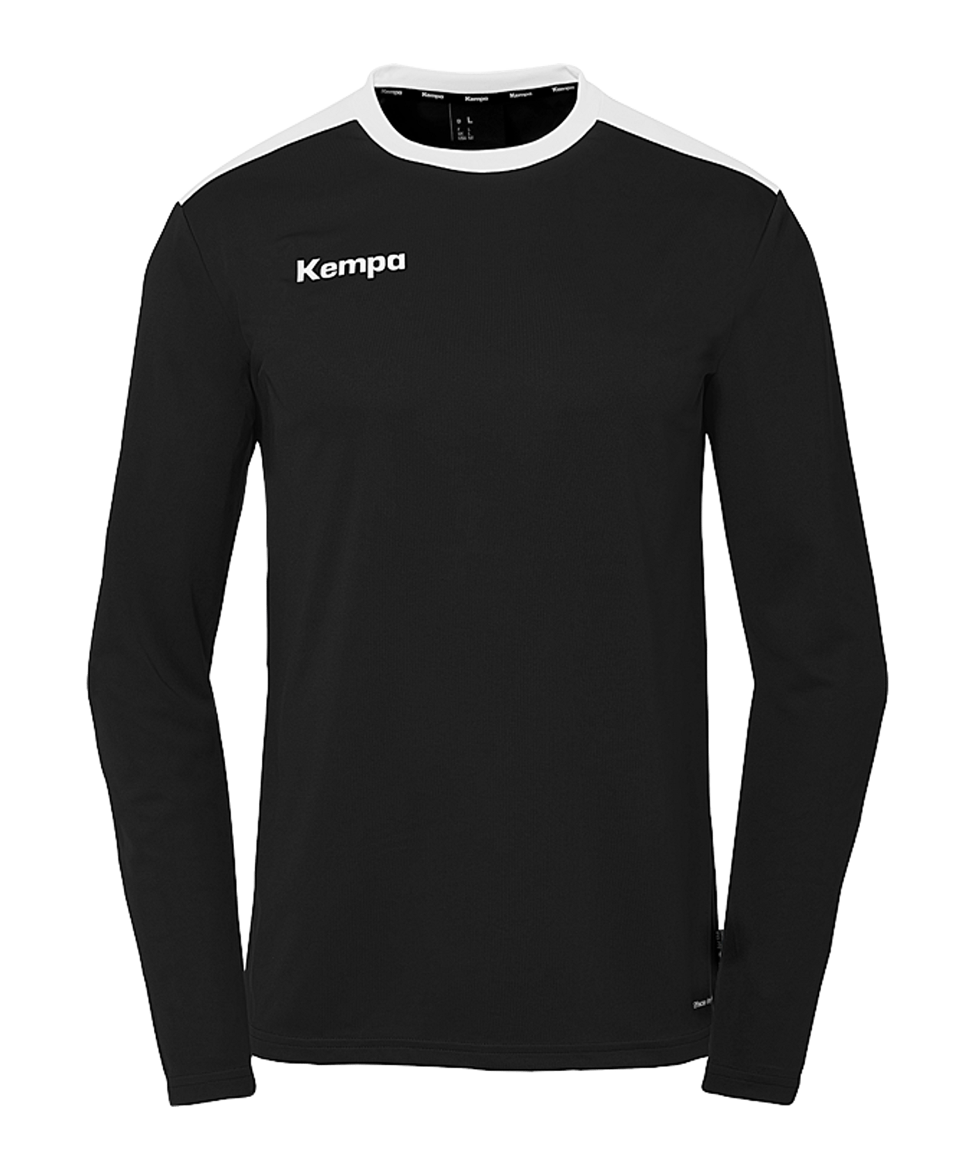 Kempa Emotion 27 Shirt Langarm Kids Schwarz Weiss F003