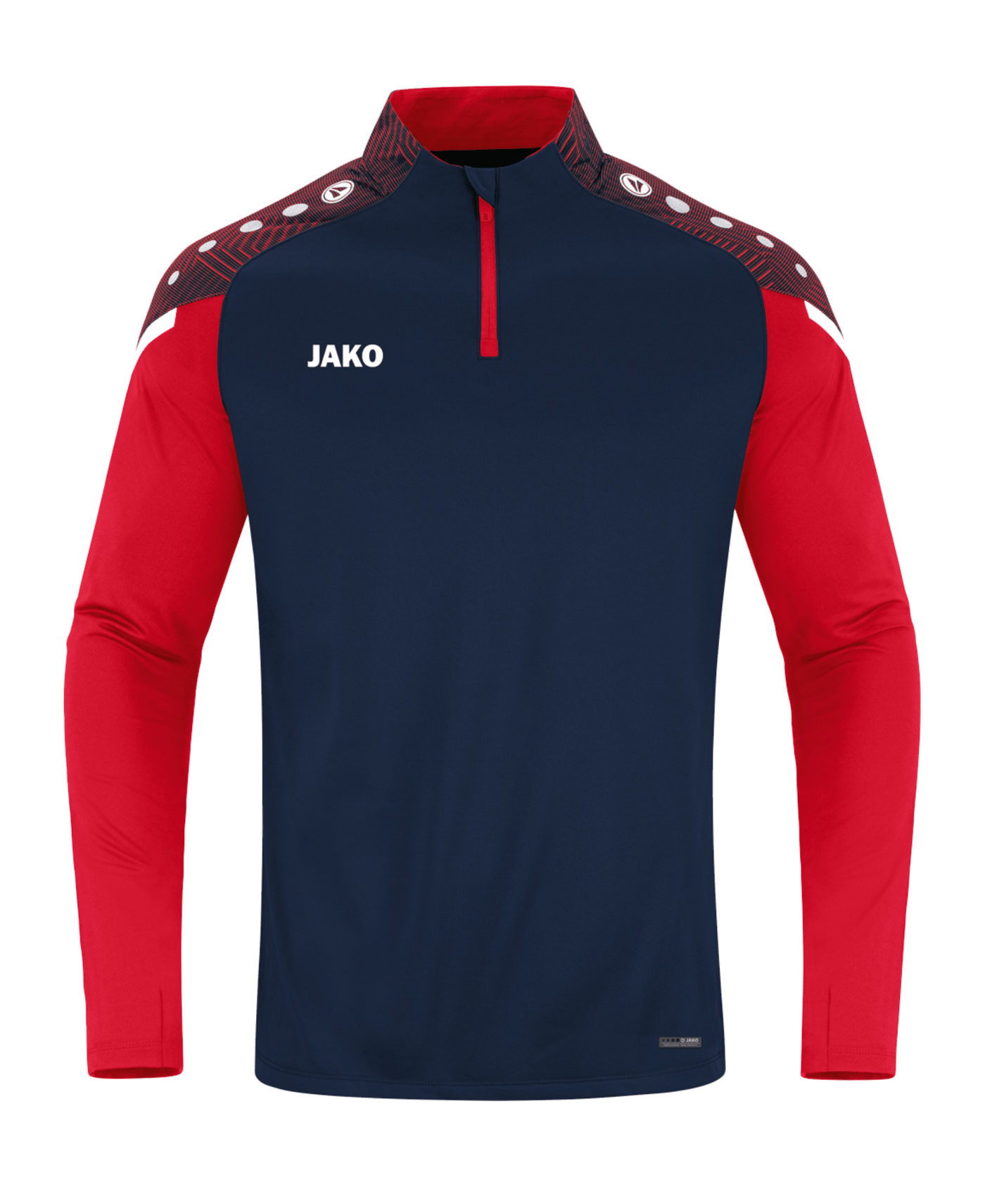 JAKO Performance Ziptop Blau Rot F909 - blau