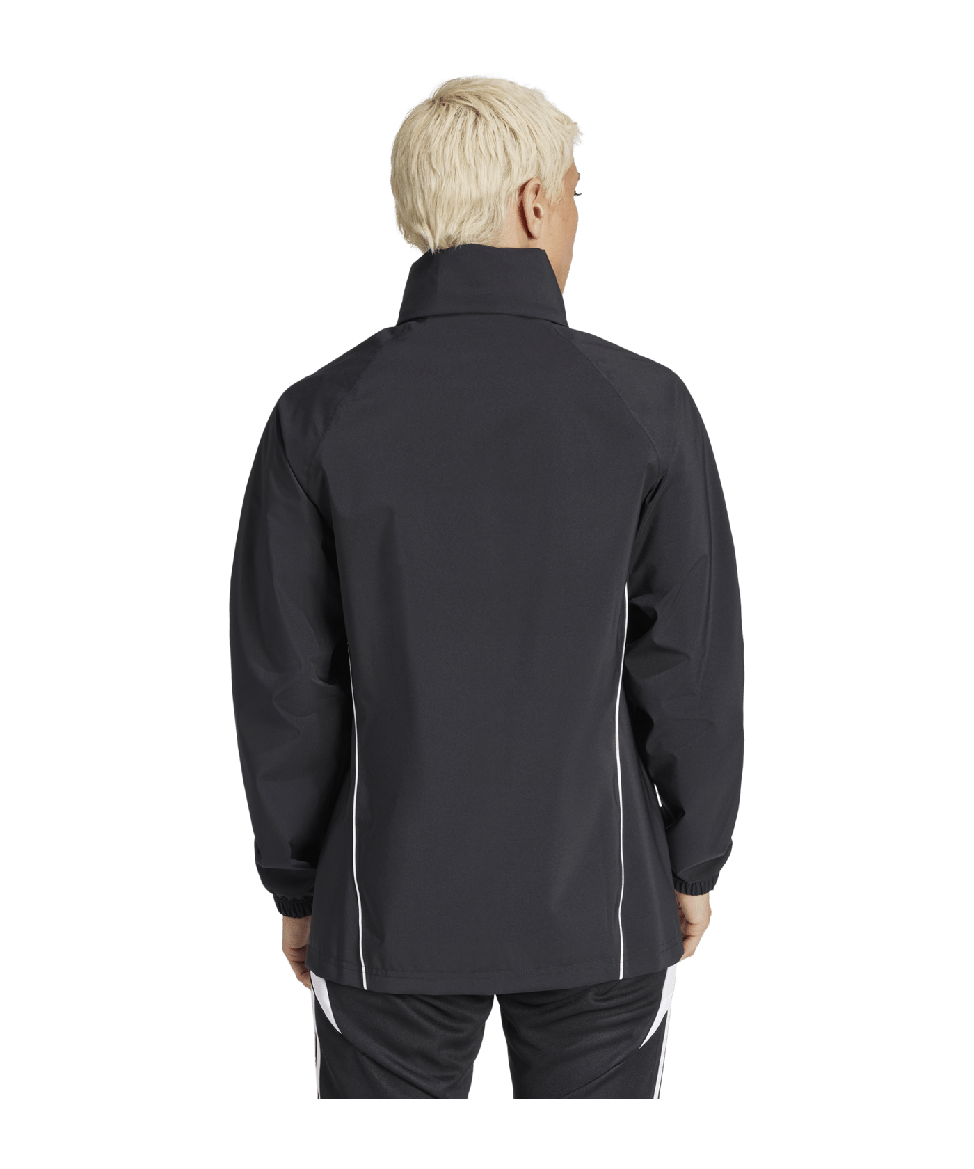 adidas Tiro 24 Regenjacke Damen Schwarz Weiss - schwarz