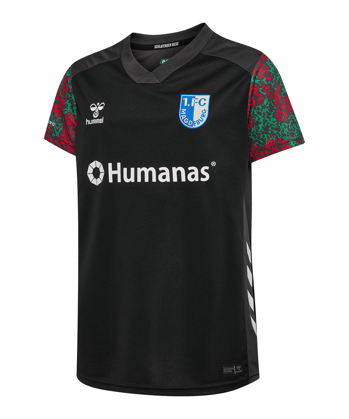 Hummel 1. FC Magdeburg Trikot 3rd 2025/2026 Kids Schwarz F2001 - schwarz