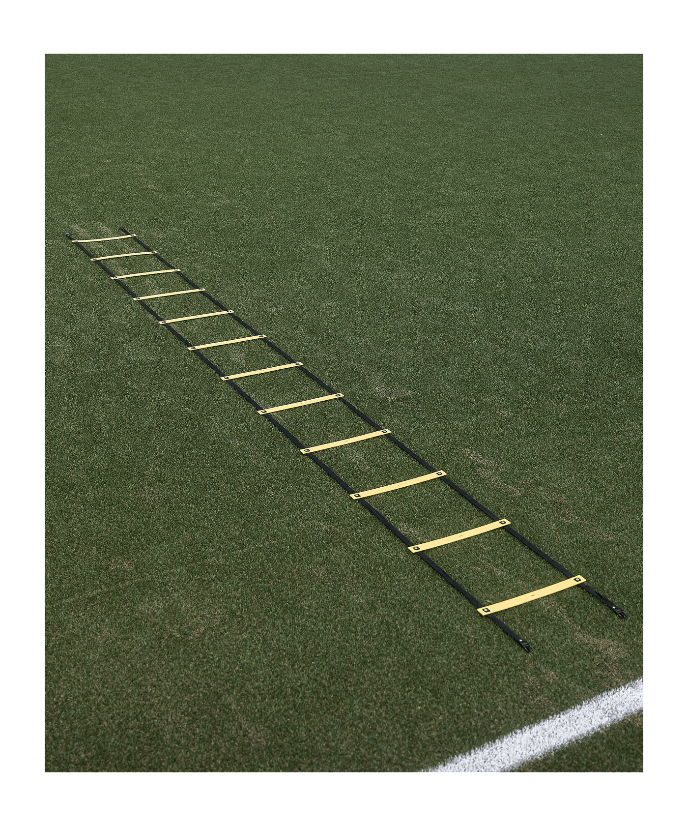 Cawila ACADEMY Koordinationsleiter 6m inkl. Tasche | fixierte Sprossen ohne Verrutschen - gelb