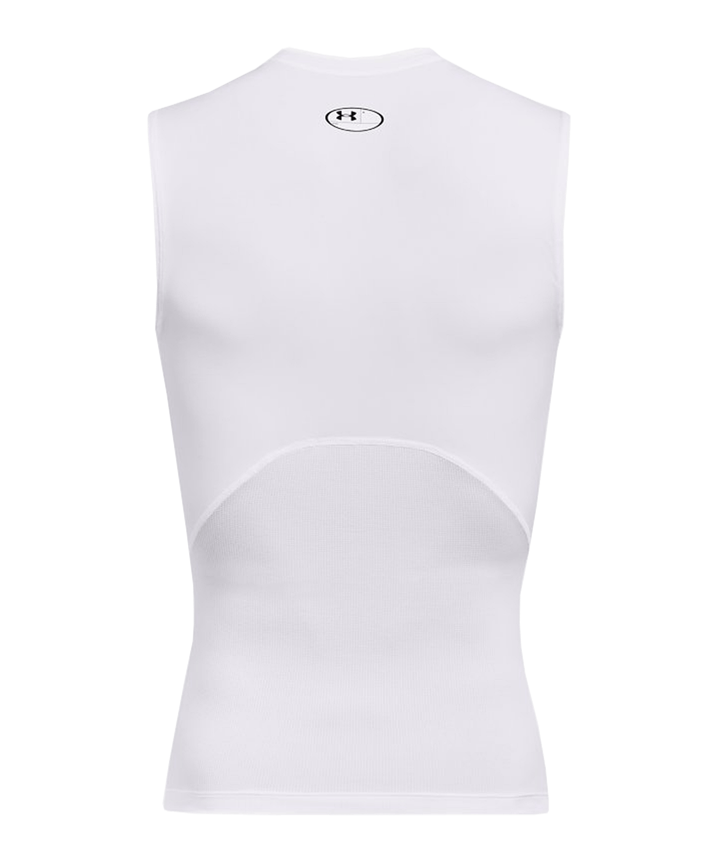 Under Armour HG Compression Tanktop Weiss F100 - weiss