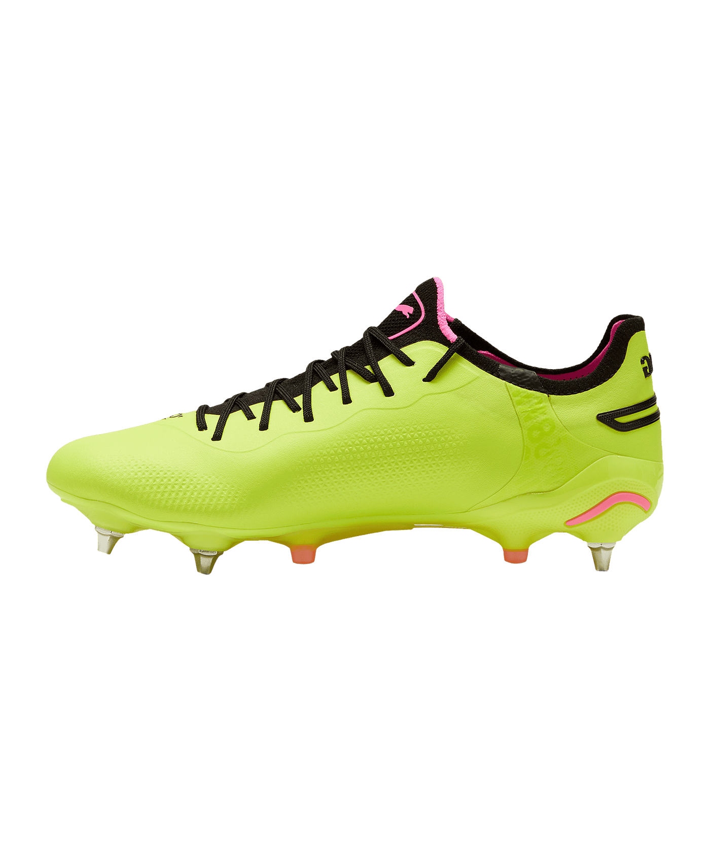PUMA KING Ultimate MxSG Gelb Schwarz Pink F03 - gruen