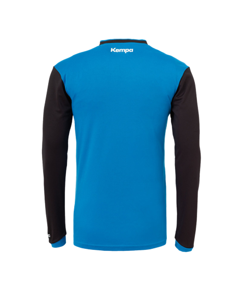 Kempa Emotion Trikot langarm Blau Schwarz F01 - blau