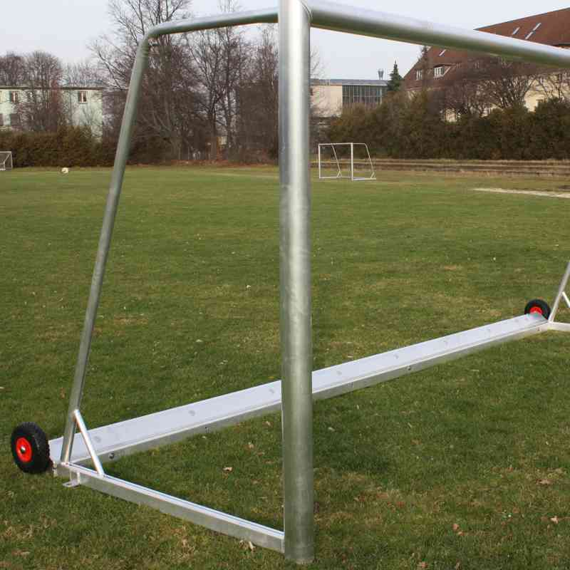Kippsicherung für Fußballtore zum Nachrüsten