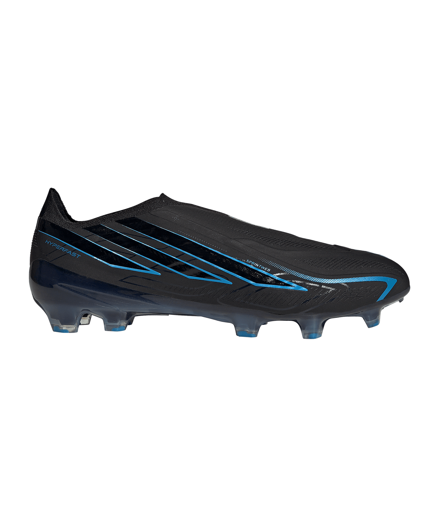 adidas F50 Hyperfast Elite Laceless FG Schwarz - schwarz