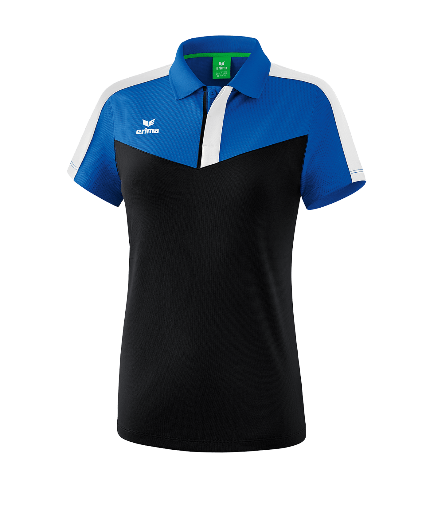 Erima Squad Poloshirt Damen | Blau Schwarz - blau