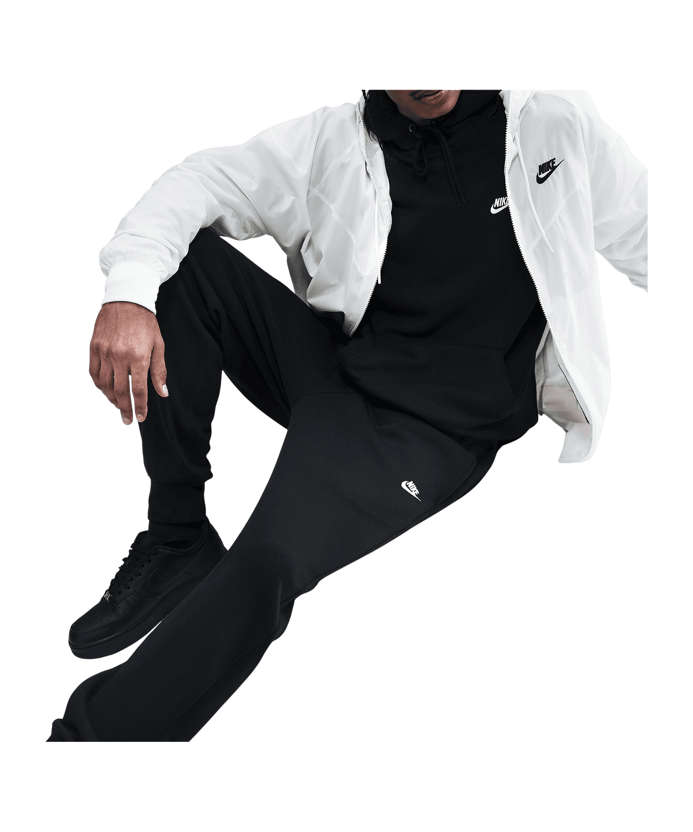 Nike Club Jogginghose Schwarz F010 - schwarz