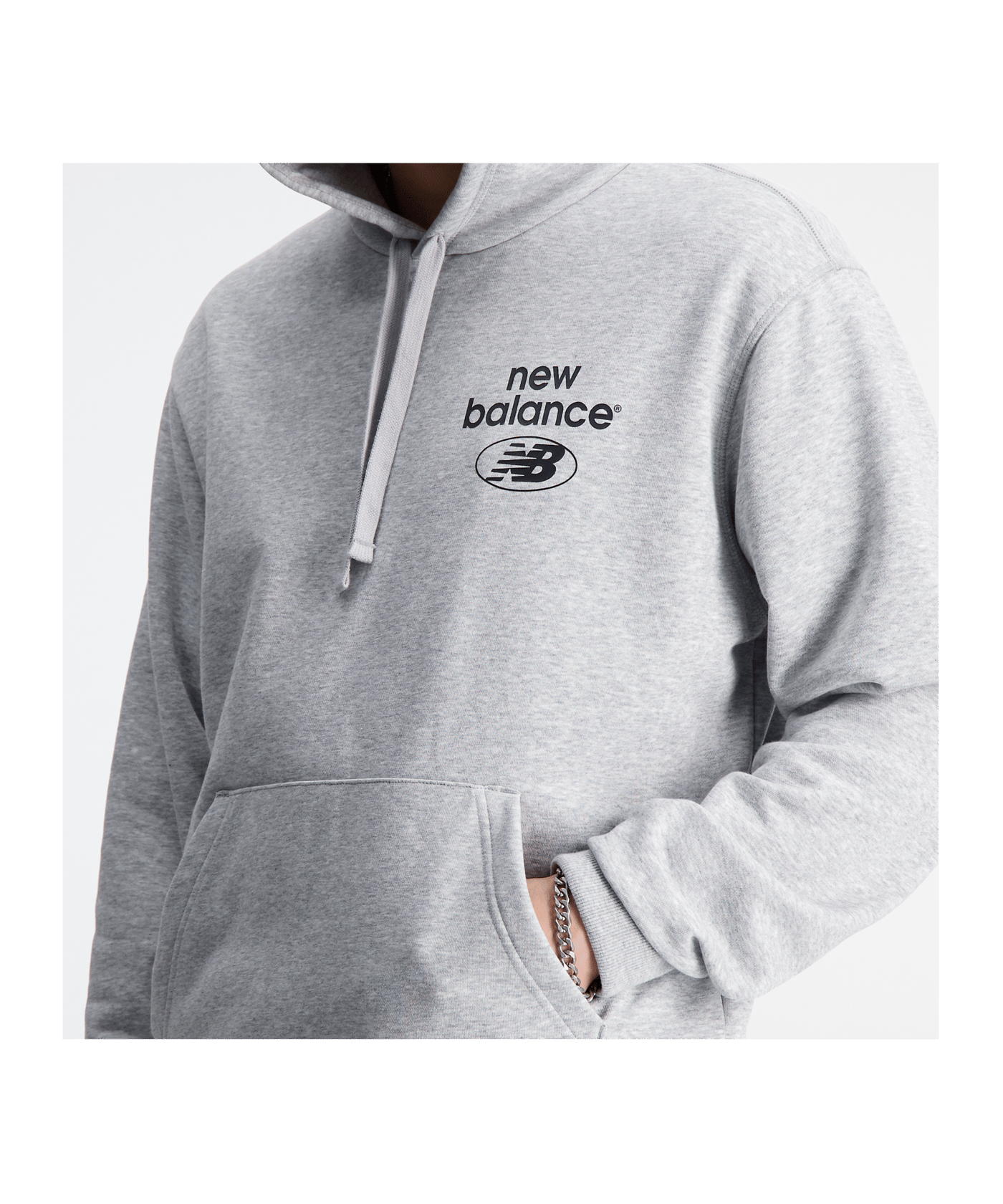 New Balance Essentials Reimagined Hoody Grau FAG - grau