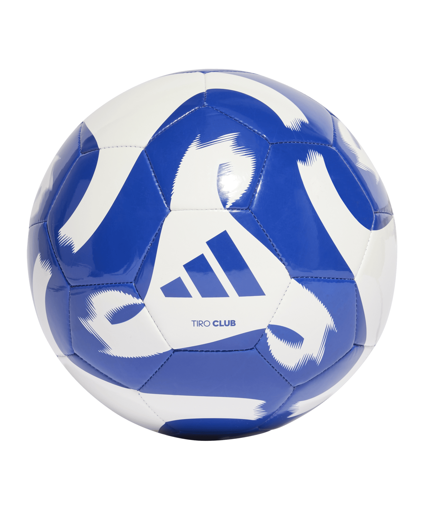 adidas Tiro Club Trainingsball Weiss Blau | - weiss