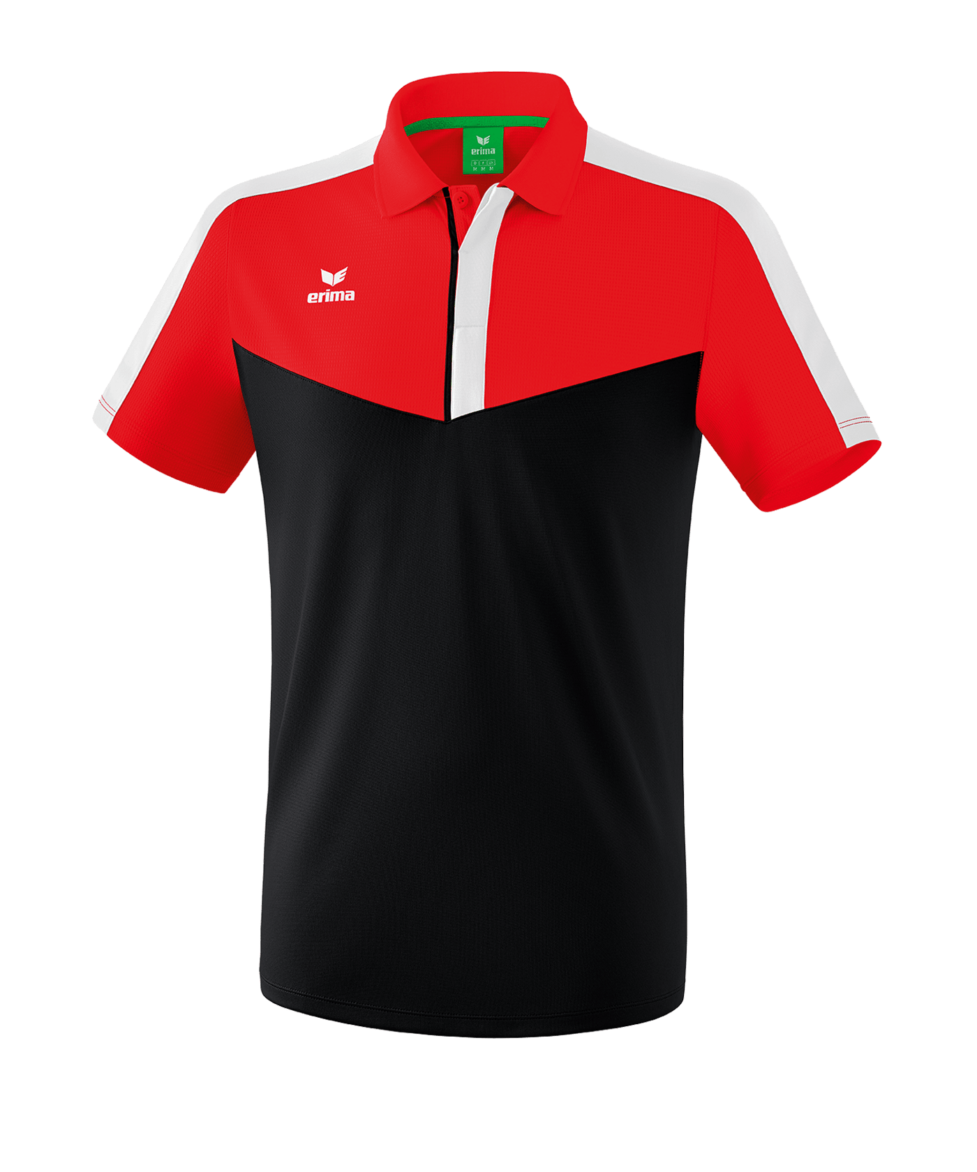 Erima Squad Poloshirt | Rot Schwarz - rot