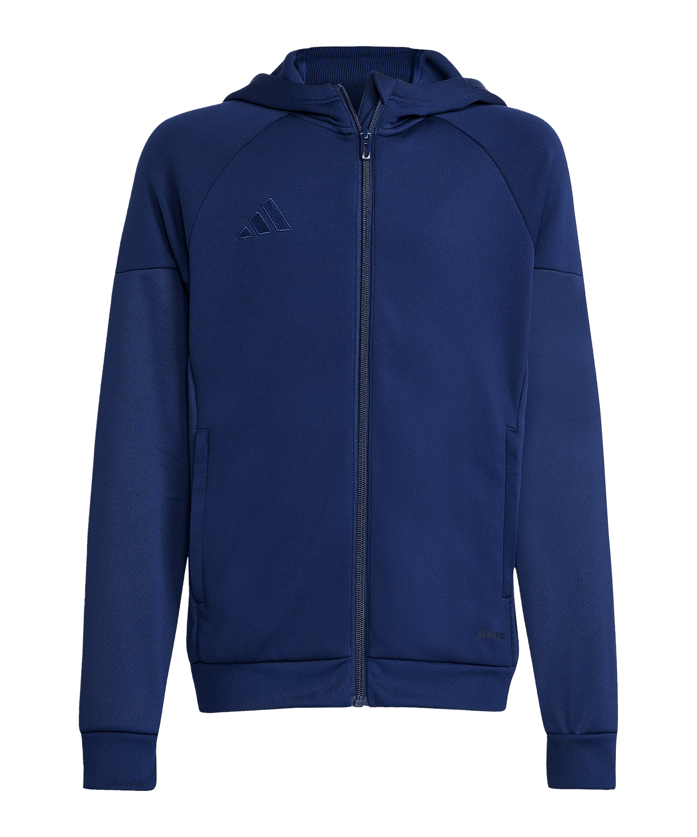 adidas Tiro 25 Travel Kapuzenjacke Kids Blau - blau