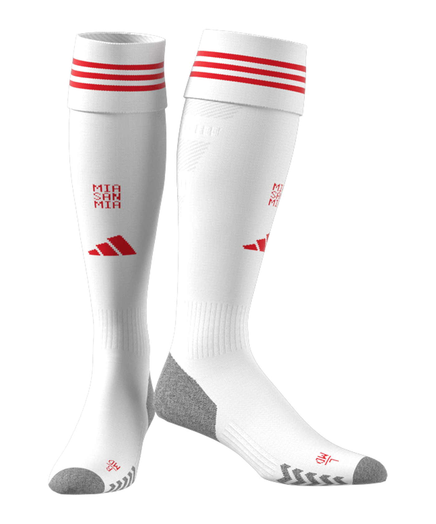adidas FC Bayern München Strumpfstutzen Home 2025/2026 Weiß - weiss