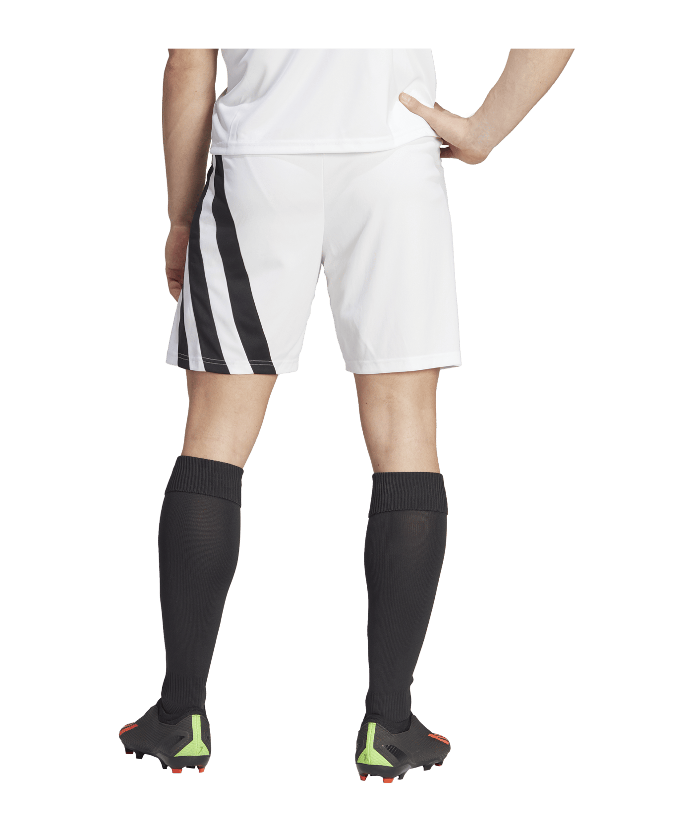 adidas Fortore 23 Short Weiss Schwarz - weiss