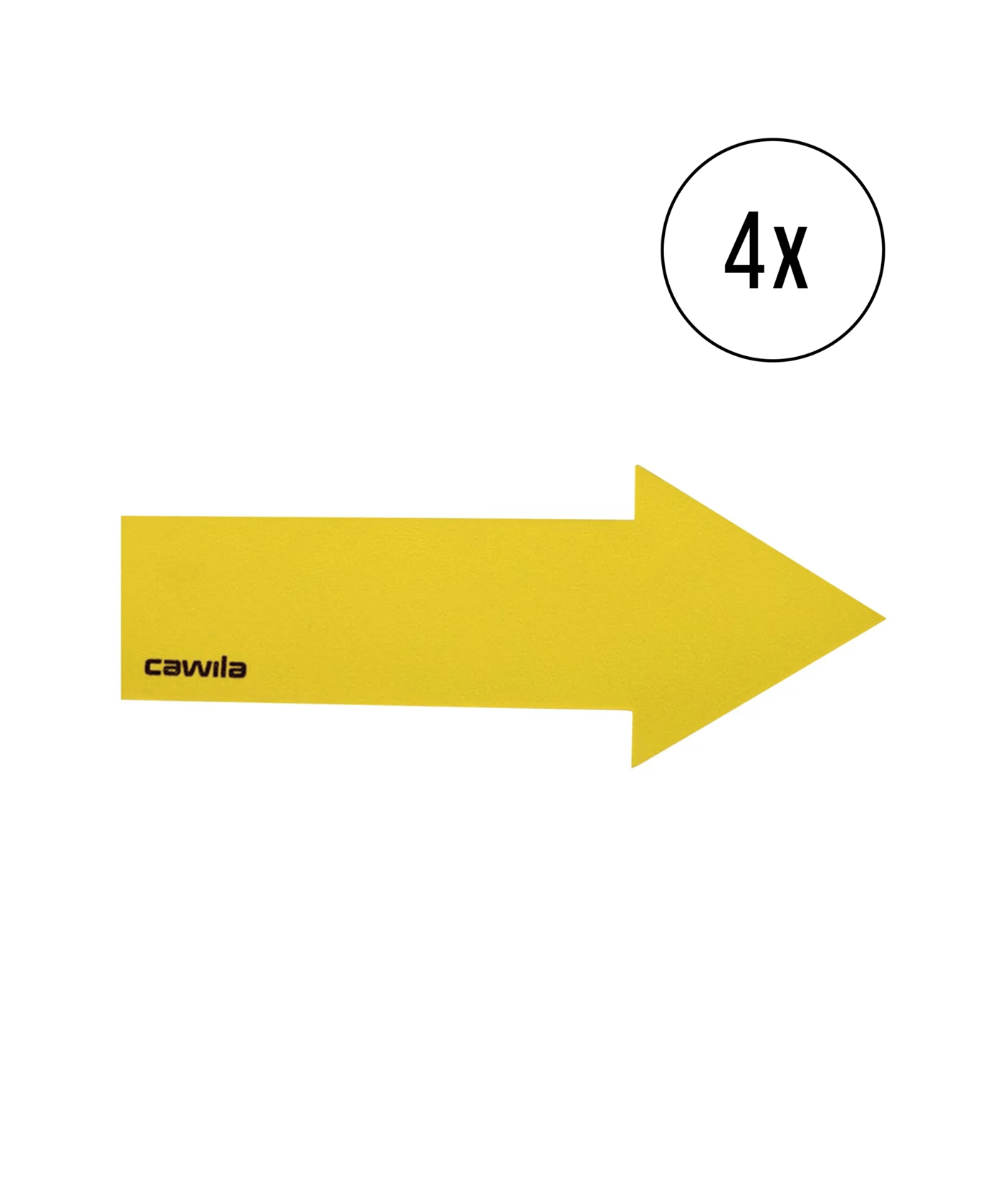 Cawila Marker-System Pfeil 36 x 9cm 4er Set Gelb - gelb