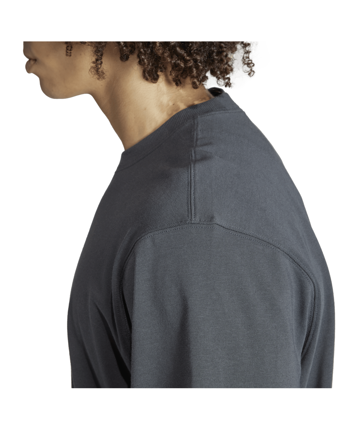 adidas Juventus Turin Oversize T-Shirt Grau Weiss - grau