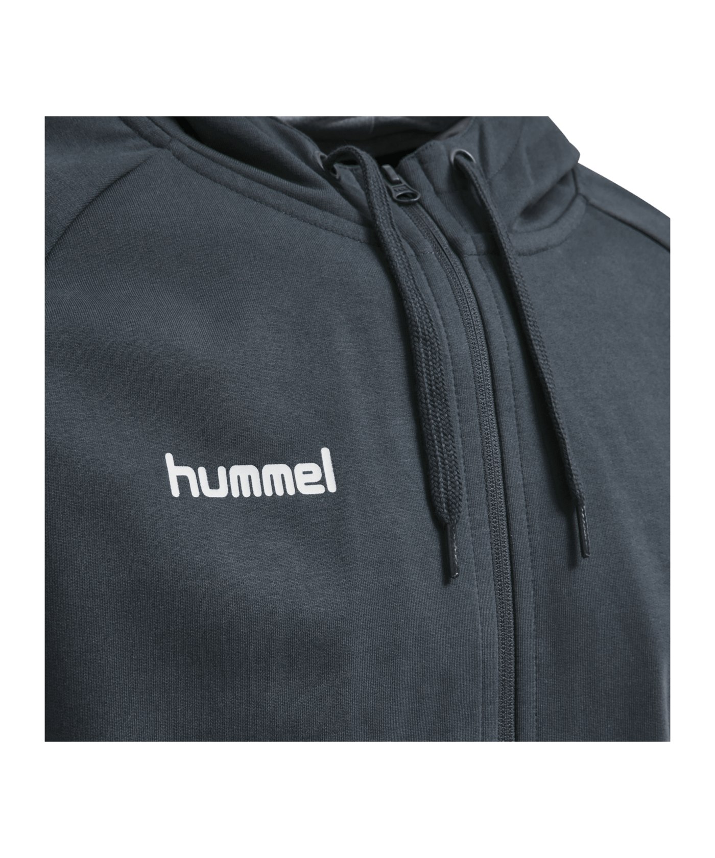 Hummel Cotton Kapuzenjacke Grau F8571 - grau