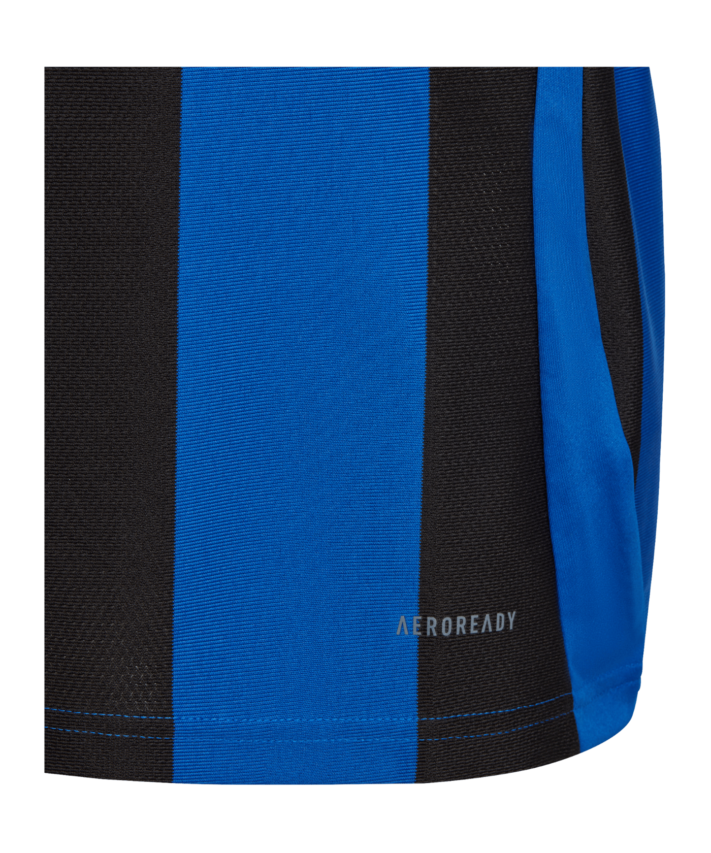 adidas Striped 24 Trikot Kids Blau Schwarz | - blau