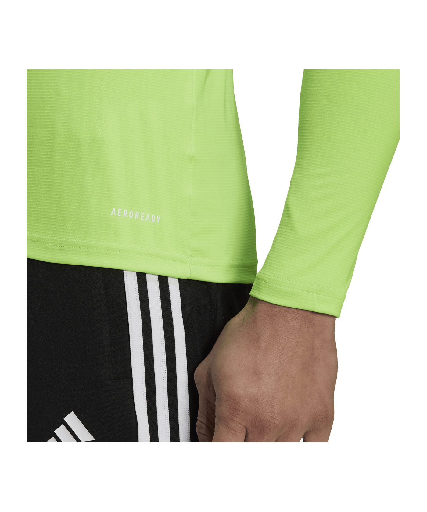 adidas Team Base Top langarm Grün - gruen