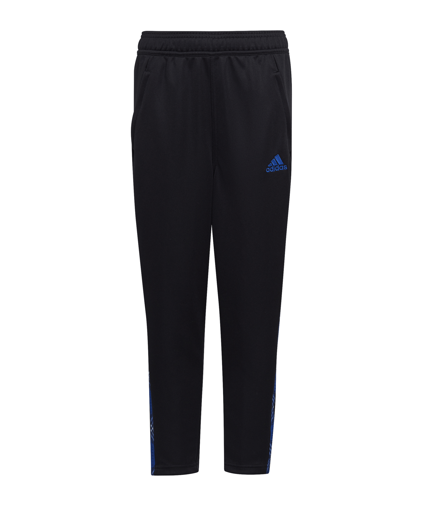 adidas Tiro 7/8 Trainingshose Kids Schwarz Blau - schwarz