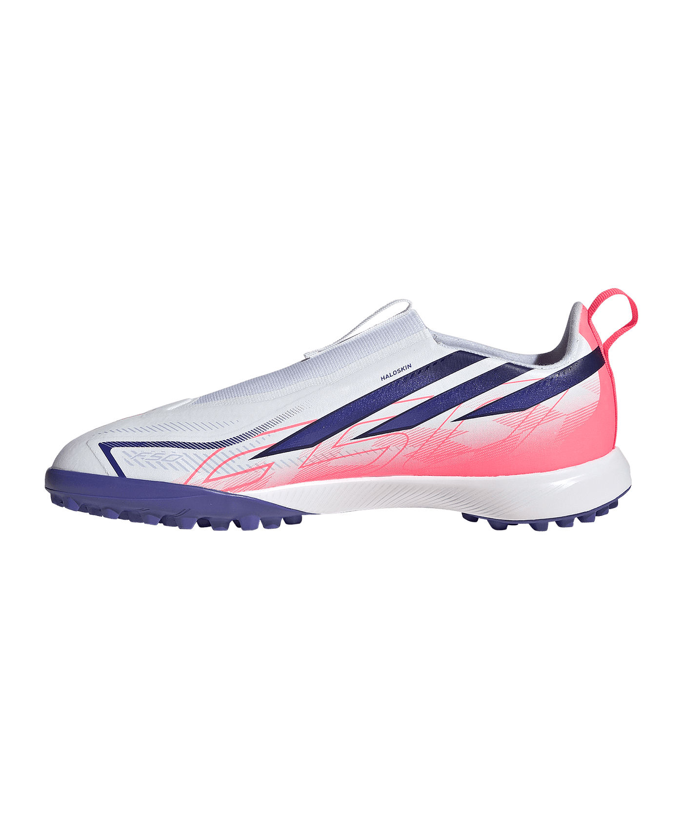 adidas F50 Hyperfast League Laceless TF Kinder Weiß - weiss
