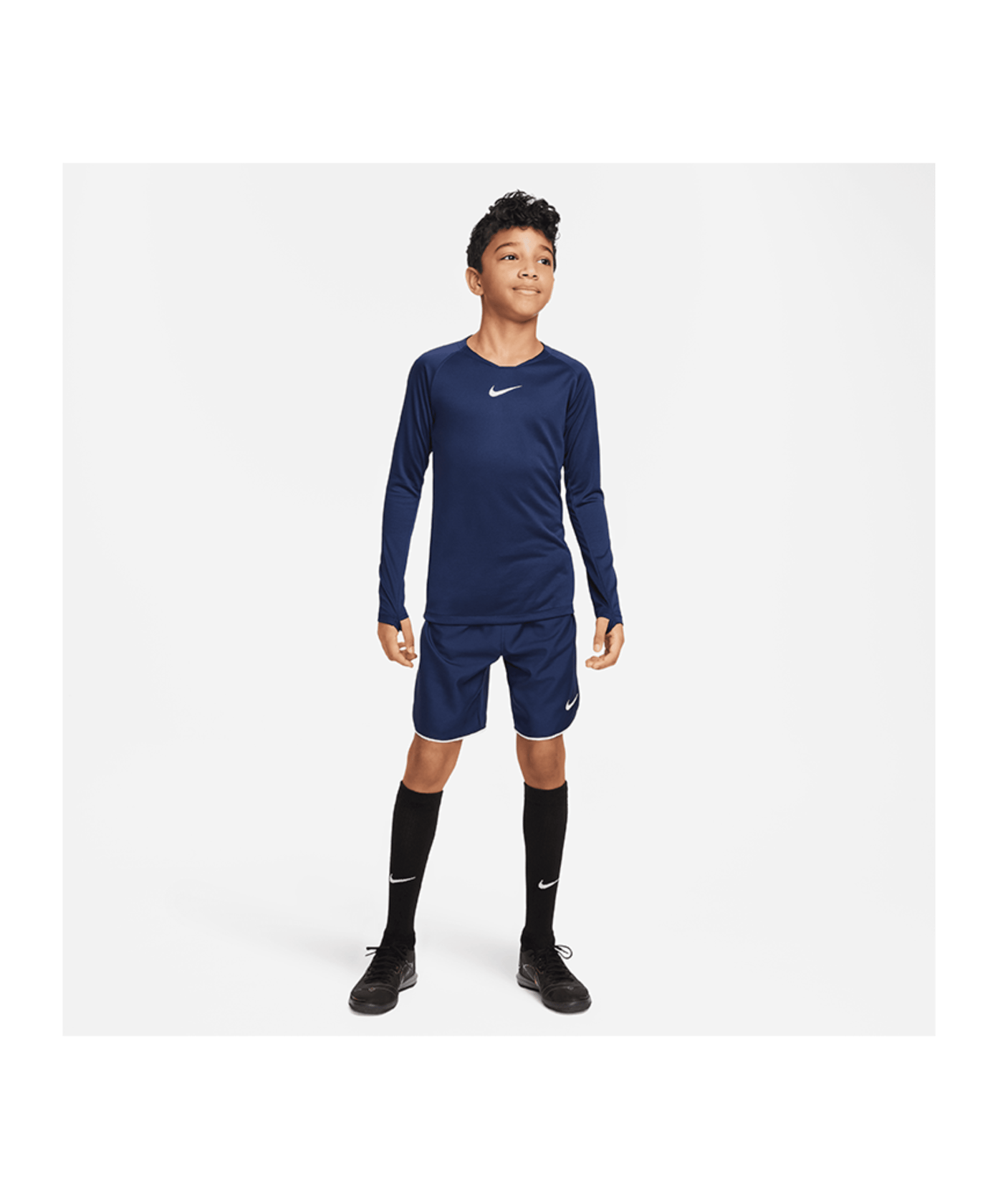 Nike Park First Layer Top langarm Kids Blau F410 - blau
